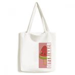 Dıythinker 33x40 Cm Erkek Karpuz Tohumu Dondurma Popsicles Tote Kanvas El Çantası
