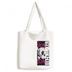 Dıythinker 33x40 Cm Erkek Paten Tahtası Hint İskeleti Kurban Totem Tote Kanvas El Çantası