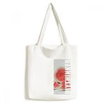 Dıythinker 33x40 Cm Erkek Taze Karpuz Yaz Meyve Resim Tote Kanvas El Çantası