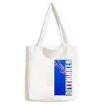Dıythinker 33x40 Cm Erkek Tropik Deniz Deniz Organizması Deniz Anası Tote Kanvas El Çantası