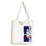 Dıythinker 33x40 Cm Erkek Uzay Gemisi Roket Çıkarma Evren Piksel Tote Kanvas El Çantası