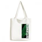 Dıythinker 33x40 Cm Erkek Yaprak Bitki Doğa Fotoğrafçılığı Tote Kanvas El Çantası