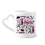 Dıythinker 340 ml Dressing Lady Fransa Eyfel Kulesi Pembe Kahve Kupası