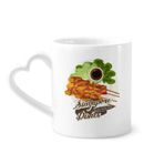 Dıythinker 340 ml Geleneksel Singapur Satay Tabağı Kahve Kupası