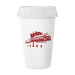 Dıythinker 350 ml Bayrağı Tiananmen Amblemi Çin Kırmızı Klasik Kupa Beyaz Çömlekçilik Seramik Kupa