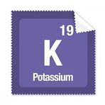 Dıythinker 5 Adet K Potasyum Kimyasal Element Kimya Gözlük Temizleme Bezi ve Telefon Ekran Temizleyici