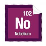 Dıythinker 5 Adet Nobelium Kimyasal Element Chem Gözlük Temizleme Bezi ve Telefon Ekran Temizleyici