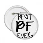 Dıythinker 5 Adet S Best Bf Ever Sevgililer Günü Sözleri Erkek Arkadaş Aşk Yuvarlak İğneler Rozet Düğme Giysi Dekorasyon