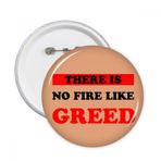 Dıythinker 5 Adet S No Fire Like Greed Buddha Alıntı Budizm Yuvarlak İğneler Rozet Düğme Dekorasyon