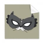 Dıythinker 5 Adet Siyah Kedi Maskesi Happy Carnival Of Venice Gözlük Temizleme Bezi ve Telefon Ekran Temizleyici