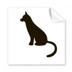 Dıythinker 5 Adet Siyah Kedi Sevimli Hayvan Portrayal Gözlük Temizleme Bezi ve Telefon Ekran Temizleyici