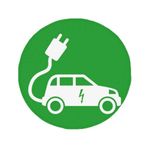 DIYthinker 50x50 cm Yuvarlak Plug Lightning Enerji Araçlar Çevreyi Korur Kaymaz Zemin Evcil Hayvan Matı