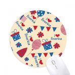 Dıythinker ABD Şeker Festival Çiçek Aşk Kalp Baskılı Yuvarlak Kaymaz Kauçuk Mouse Pad