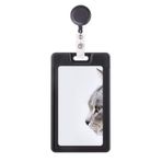 DIYthinker Animal Yawn Cat Simpol Shoot Geri Çekilebilir Rozet Makarası Kart Kılıfı