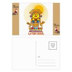 DIYthinker Antik Mısır Latin Ruh Heykeli Desen Noel Baba Hediye Kartpostal Teşekkür Kartı Gönderi 20 adet
