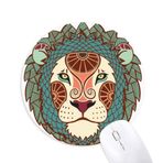 Dıythinker Aslan Burç Sembolü Baskılı Yuvarlak Kaymaz Kauçuk Mouse Pad