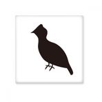 Dıythinker Black Grouse Hayvan Portrayal Seramik 10x10 cm Seramik Karo