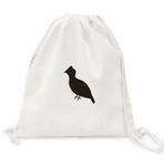 Dıythinker Black Grouse Hayvan Tasvir Tuval İpli Sırt Çantası