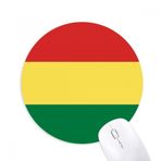 Dıythinker Bolivya Bayrağı Ülke Sembolü İşareti Desenli Baskılı Yuvarlak Kaymaz Kauçuk Mouse Pad