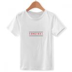 DIYThinker Boys' Chinese Online Words Born in 1990S Bisiklet Yaka Beyaz Tişört Small Multicolor”