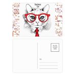 DIYthinker Bussiness Cat Head Protect Animal Pet Lover Formula Kartpostal Seti Teşekkür Kartı Gönderi Tarafı 20 adet