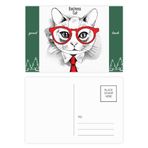 DIYthinker Bussiness Cat Head Protect Animal Pet Lover Good Luck Kartpostal Seti Kart Gönderi Tarafı 20 adet