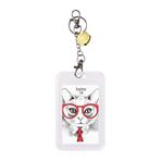DIYthinker Bussiness Cat Head Protect Animal Pet Lover Rozet Kredi Kartı Koruyucu Kol Sarı Çan