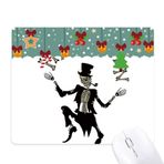 DIYthinker Cadılar Bayramı Hayalet Korku Kafatası Mouse Pad Oyun Ofis Mat Noel Kauçuk Ped