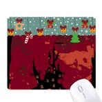 DIYthinker Castle Hayalet Korku Cadılar Bayramı Balkabağı Mouse Pad Oyun Ofis Mat Noel Kauçuk Ped