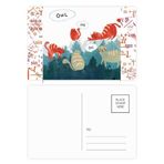 DIYthinker Cat Talking Owl Protect Animal Pet Lover Formula Kartpostal Seti Teşekkür Kartı Gönderi Tarafı 20 adet