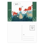 DIYthinker Cat Talking Owl Protect Animal Pet Lover Good Luck Kartpostal Seti Kart Gönderi Tarafı 20 adet