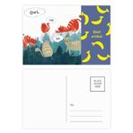 DIYthinker Cat Talking Owl Protect Animal Pet Lover Muz Kartpostal Seti Teşekkür Kartı Gönderi Tarafı 20 adet