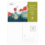 DIYthinker Cat Talking Owl Protect Animal Pet Lover Şiir Kartpostal Seti Teşekkür Kartı Gönderi Tarafı 20 adet
