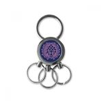Dıythinker Çiçek Bitki Lotus Yaprağı Lotus Çiçeği Paslanmaz Çelik Metal Anahtarlık