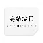 DIYthinker Çin Online Kutlama Videoları Reach An End Phone Ekran Temizleyici Gözlük Temizleme Bezi 2 Adet Süet Kumaş