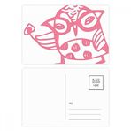 DIYthinker Çizgi Film Gözlükleri Kuş Koruyucu Hayvan Evcil Hayvan Sevgili Kartpostal Seti Doğum Günü Teşekkür Kartı Gönderi Tarafı 20 adet 14,5 cm x 9,7 cm Çok Renkli