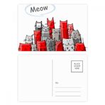 DIYthinker Çizgi Film Sevimli Kedi Miyav Koruyucu Hayvan Hayvan Sevgili Kartpostal Seti Doğum Günü Teşekkür Kartı Gönderi Tarafı 20 adet 14,5 cm x 9,7 cm Çok Renkli