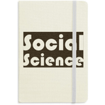 Dıythinker Course and Major Soical Science Siyah Kumaş Sert Kapak A5 Defter