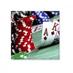DIYthinker Dağınık Poker Kumar Fotoğraf Çipleri Parlak Seramik Fayans Banyo Mutfak Duvar Taş Dekorasyon El İşi Hediye