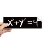 Dıythinker Dikdörtgen Matematik Kowledge Daire Denklem Dizüstü Bilgisayar Pencere Çıkartması