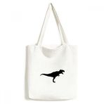 DIYthinker Dinozor Kalıp Out Kemik Çevre Dostu Yıkanabilir Alışveriş Çantası Kanvas Çanta El İşi Hediye 33 * 40 cm Çok Renkli