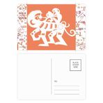 DIYthinker-DIYThinker Year of Monkey Animal China Zodiac Formula Kartpostal Seti Teşekkür Kartı Posta Tarafı 20 adet 5,7 inç x 3,8 inç Çok renkli