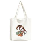 DIYthinker Erkek Burcu Oğlak Burcu Sembolü İşareti İllüstrasyon Desen Moda Tasarım Kanvas Çanta Environ Tally Tote Büyük Kapasiteli Alışveriş Çantaları, çoklu, One Size,