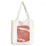 DIYthinker Erkek Domuz Ham Et Gıda Dokusu Çevre Dostu Bez Kanvas Çanta Alışveriş El Çantası El Yapımı Yıkanabilir 33 cm x 40 cm (13 inç x 16 inç) Çok Renkli