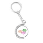 Diythinker Erkek Hap Sağlık Ürünleri Desen Döndürülebilir Çok Renkli 3x9 cm Anahtarlık