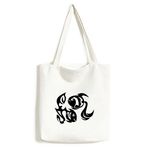 DIYthinker Erkek Takım Yıldızı Balık Burcu Sembol İşareti Silüet İllüstrasyon Desen Moda Tasarım Kanvas Çanta Environ Tally Tote Büyük Kapasiteli Alışveriş Çantaları, çoklu, One Size,