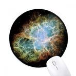 DIYthinker Evren Uzay Gizemli Nebula Yuvarlak Kaymaz Fare Altlıkları Siyah Başlıklı Kenarlar Oyun Ofis Hediyesi
