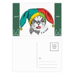 DIYthinker Foolscap I'm Fine Cat Protect Animal Good Luck Kartpostal Seti Kart Gönderi Tarafı 20 adet