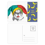 DIYthinker Foolscap I'm Fine Cat Protect Animal Muz Kartpostal Seti Teşekkür Kartı Gönderi Tarafı 20 adet