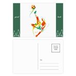 DIYthinker Futbolcu Bisiklet Tekme Deseni İyi Şanslar Kartpostal Seti Kart Gönderi Tarafı 20 adet
